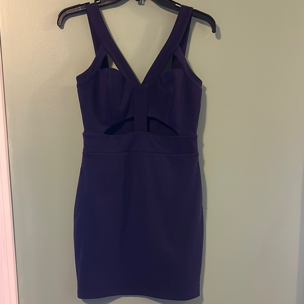 Tobi Black Sleeveless V-Neck Bodycon Mini Dress